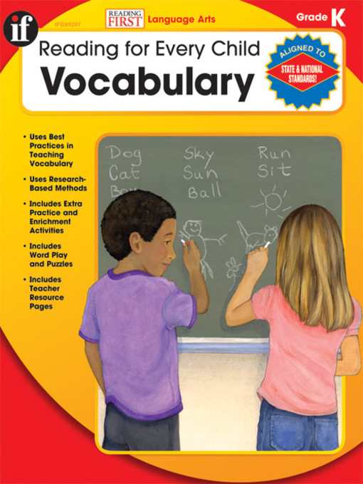 Title details for Vocabulary, Grade K by Lesli Evans - Available